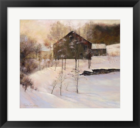 Framed Winter Peace Print