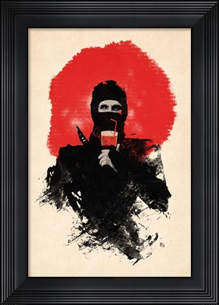 Framed American Ninja Print