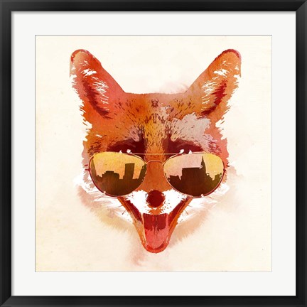 Framed Big Town Fox Print