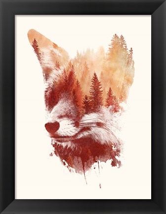 Framed Blind Fox Print