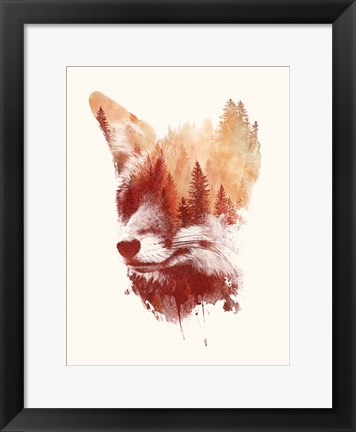 Framed Blind Fox Print