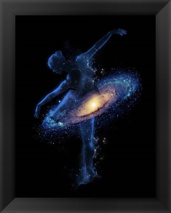 Framed Cosmic Dance Print