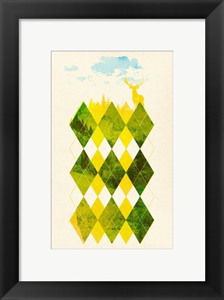 Framed Elegant Forest Print