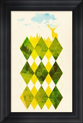 Framed Elegant Forest Print