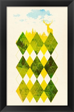 Framed Elegant Forest Print