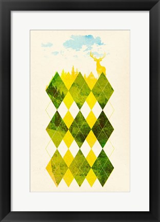 Framed Elegant Forest Print