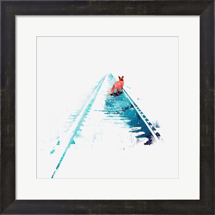 Framed From Nowhere to Nowhere Print