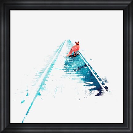 Framed From Nowhere to Nowhere Print
