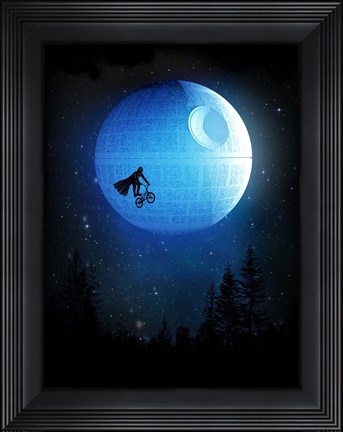 Framed Let&#39;s Have a Ride Print
