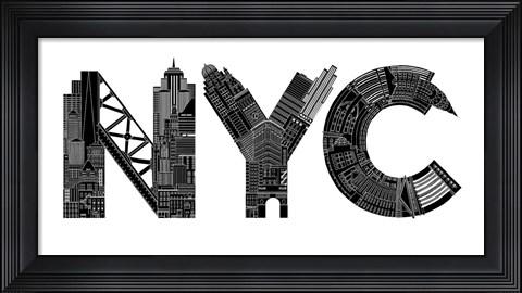 Framed NYC Print
