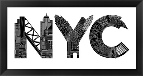 Framed NYC Print