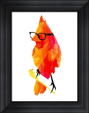 Framed Punk Bird Print