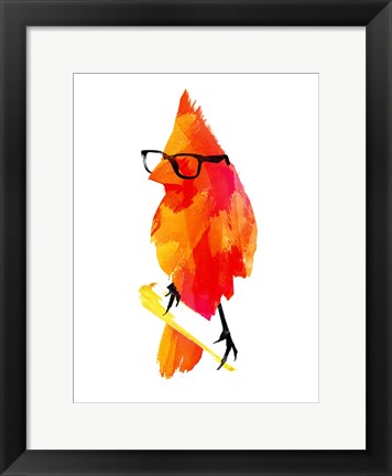Framed Punk Bird Print