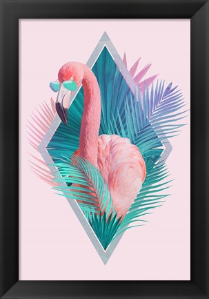 Framed Tropical Leaves Print