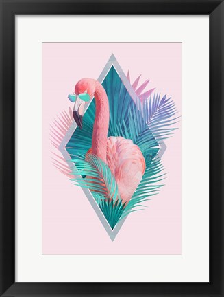 Framed Tropical Leaves Print