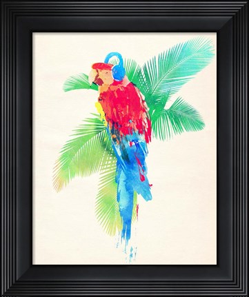 Framed Tropical Party Print