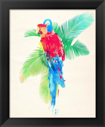 Framed Tropical Party Print