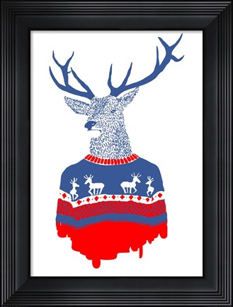 Framed Ugly Winter Pullover Print
