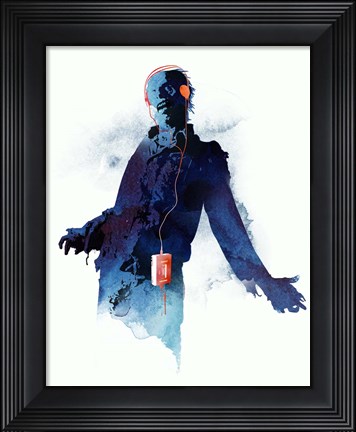 Framed Walkman Dead Print