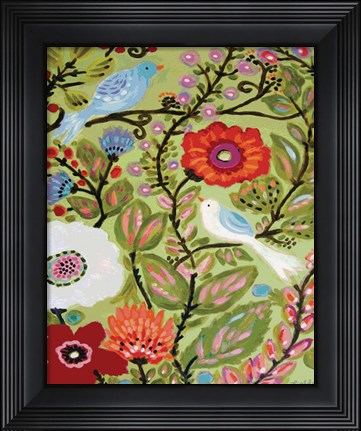 Framed Peace Garden Print