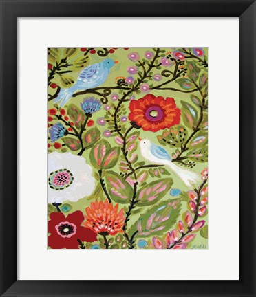 Framed Peace Garden Print