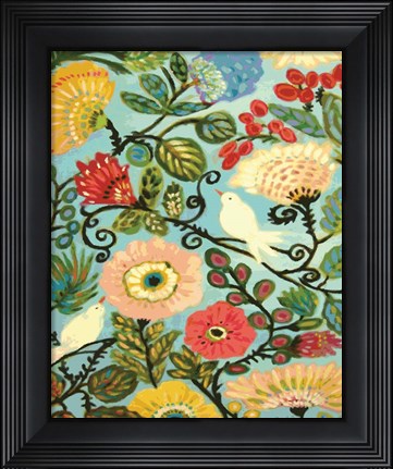 Framed Sweet Cottage Garden Print