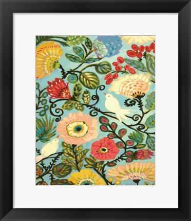 Framed Sweet Cottage Garden Print