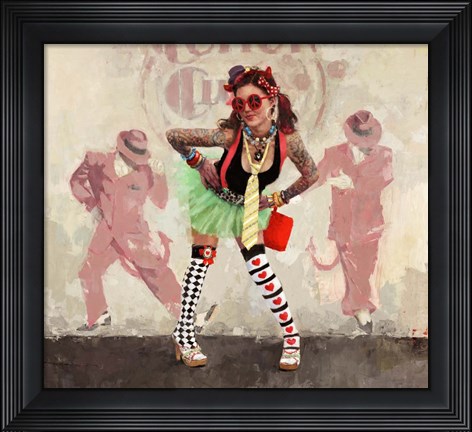 Framed Devil or Angel? Print