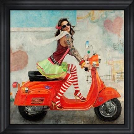 Framed This Is How I Roll Print