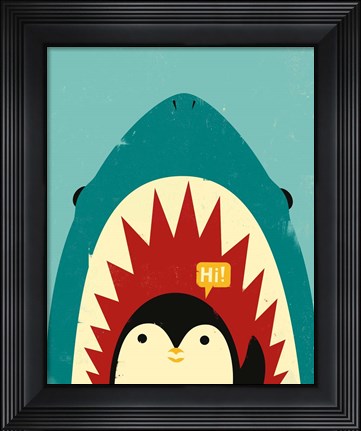 Framed Hi! Print