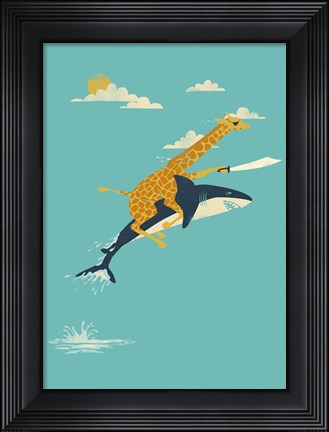 Framed Onward! Print