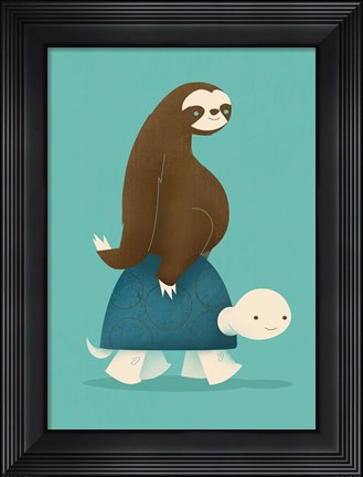 Framed Slow Ride Print