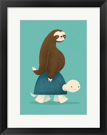 Framed Slow Ride Print