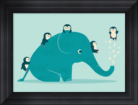 Framed Waterslide Print