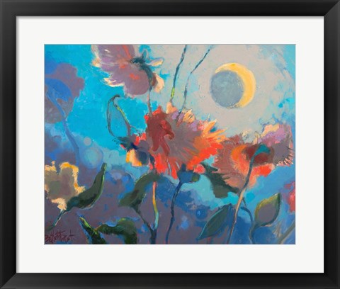 Framed Dahlia Moonglow Print