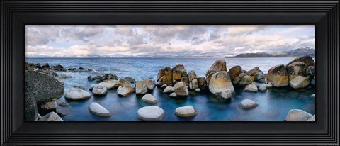 Framed Sand Harbor Print