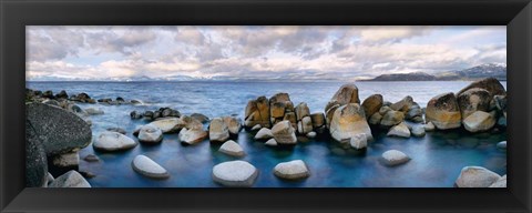 Framed Sand Harbor Print