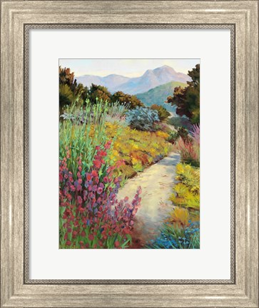 Framed Garden Path Print