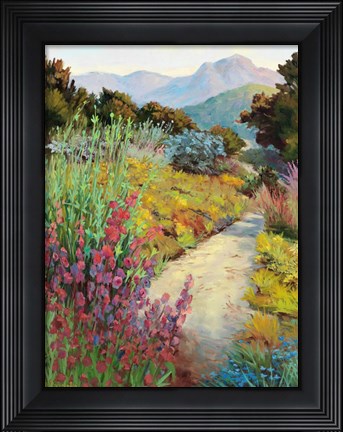 Framed Garden Path Print