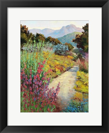 Framed Garden Path Print