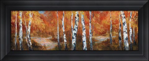 Framed Autumn Birch II Print
