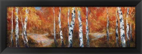 Framed Autumn Birch II Print