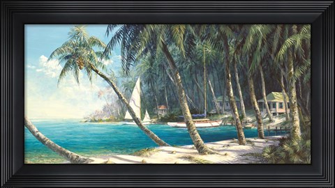 Framed Bali Cove Print