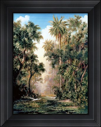 Framed Birds on Lost River Print