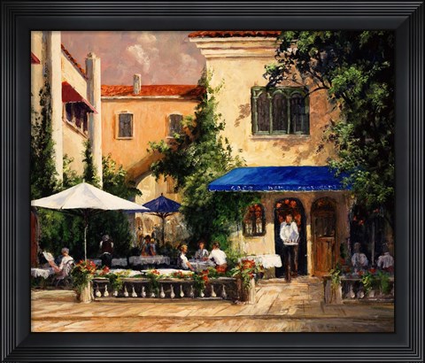 Framed Cafe Bar Print
