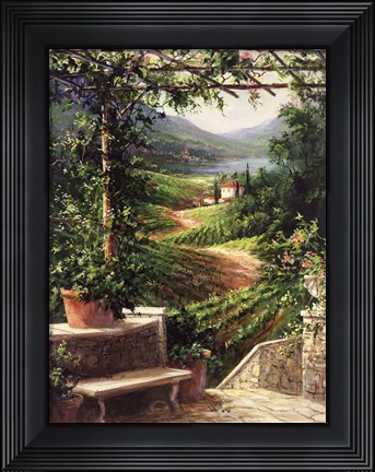 Framed Chianti Vineyard Print