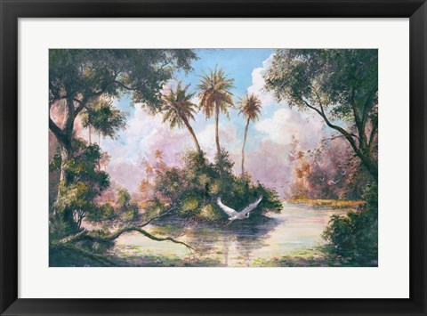 Framed Glades Hammock Print