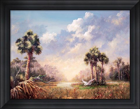 Framed Golden Glades Print