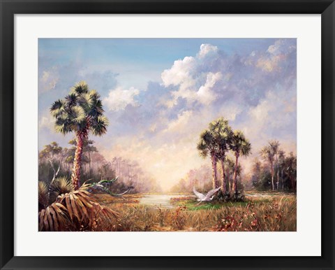 Framed Golden Glades Print