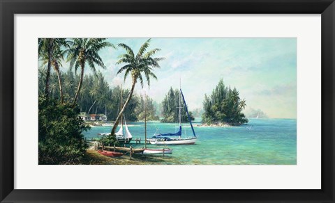 Framed Island Cove Print